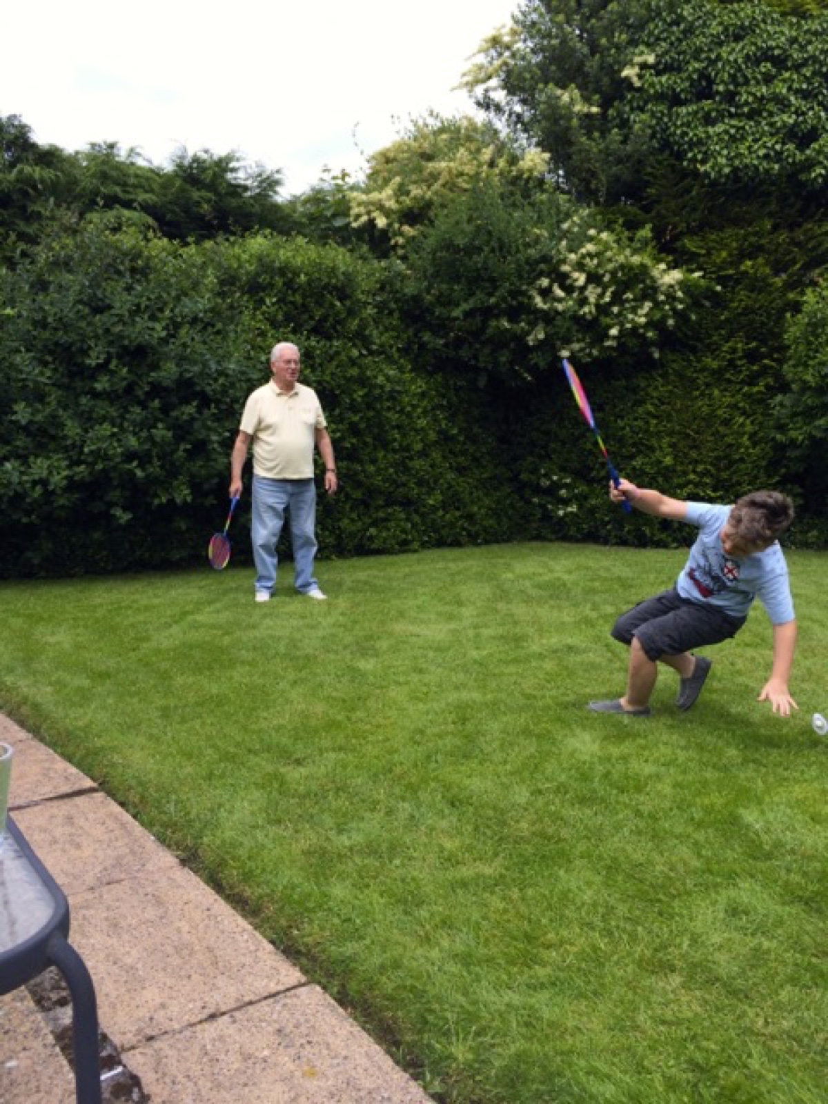 Badminton sized