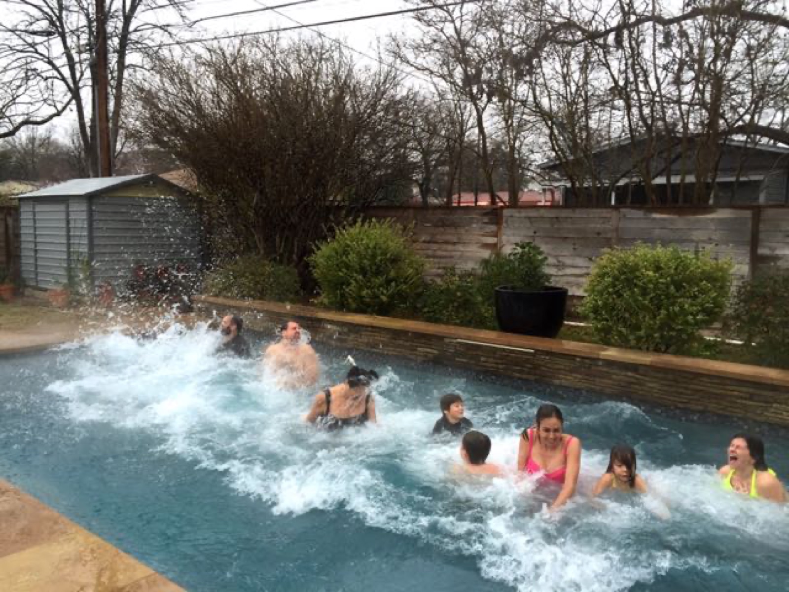 Polar Bear splash