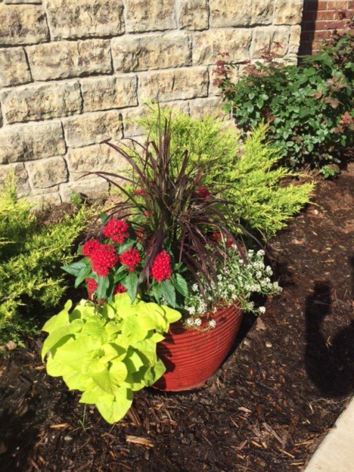red pot